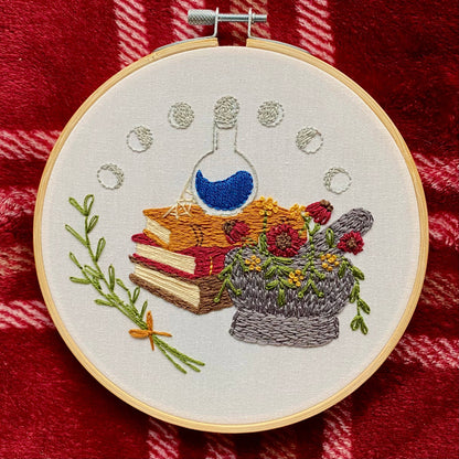 Witch's Apothecary Embroidery Kit